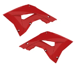 Polisport Honda radiator scoops CR 125 250 2002 - 2007 RESTYLE, Red - Picture 1 of 1