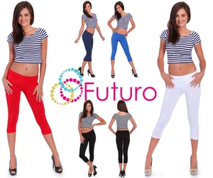 3/4 Länge Leggings Fitnessstudio Passform Yoga Hose hochwertig UK Lagergröße 6-22 8390 - Bild 1 von 5