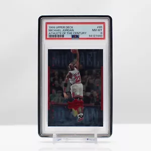 NBA Basketball 1999 Upper Deck Michael Jordan #85 Athlete Of The Century PSA 8 - Picture 1 of 4