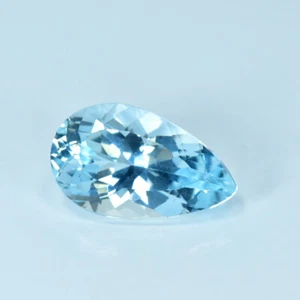 1.88Ct Pear _Lovely Natural Blue Aquamarine _"VVS" Clarity Gemstone - Picture 1 of 1