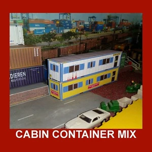 Porta-Kabine & Autobahn Wartung Modell Karten-Kits 40 Fuß x 4  - Bild 1 von 9