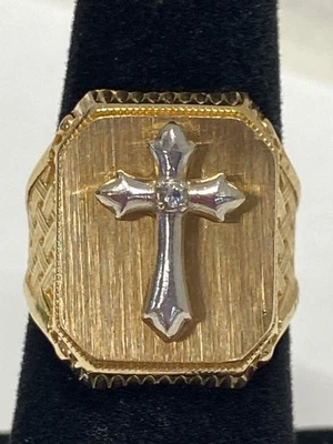 КОЛЬЦО С ПЕЧАТКОЙ ИЗ ЖЕЛТОГО ЗОЛОТА 10 КАРАТ 5,46 Г РАЗМЕР 6,5 (TDW034674) - Изображение 1 из 4