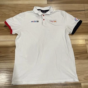 Red Bull Racing Aston Martin F1 Polo Shirt Large Branded London Formula One - Picture 1 of 9