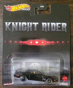 Mattel Hot Wheels Premium Pop Culture KNIGHT RIDER K.I.T.T. Real Riders GRL67 - Imagen 1 de 2