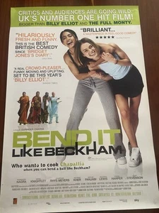 Bend It Like Beckham 2002 Keira Knightley POSTER Original AUST. CINEMA 100x69cm - Picture 1 of 2