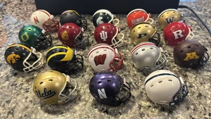 Big 10 Conference Aggiornato Mini Casco Set di 18 2" Pocket Pro Riddell Revolution - Foto 1 di 8