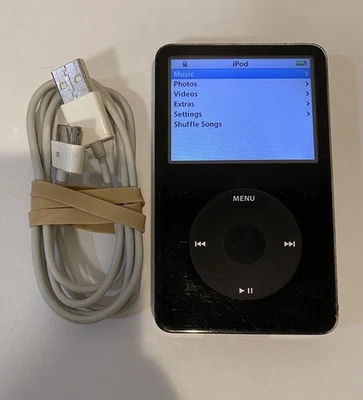 Apple iPod classic 5th Generation Enhanced Black (80 GB) Works Great - Image 1 of 4