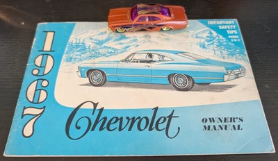 Owners manual 1967 Chevrolet Chevy Impala-Biscayne-Bel Air & 65 impala Hot Wheel - Image 1 of 4