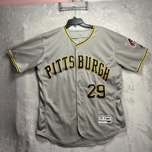 Maglia Pittsburgh Pirates Cervelli #29 cucita MLB 150 Baseball Majestic - Foto 1 di 9