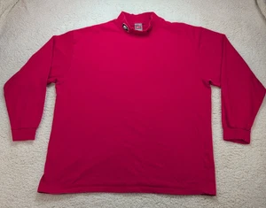 Camisa Y2K Nike Team Georgia Bulldogs UGA cuello alto cuello falso para hombre XL roja de colección - Imagen 1 de 13