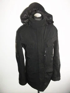 JCB WORKWEAR Executive HOODED JACKET COAT 2XL Black Fleeced ANORAK PARKA JA00003 - Picture 1 of 13