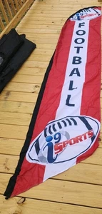 Bandera de plumas de fútbol I9 Sports 15' ligeramente usada - Imagen 1 de 3