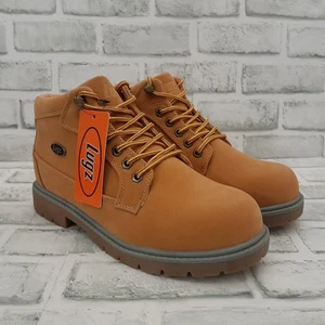 Lugz Mens Chukka Boots Brown Nubuck Leather Size 10 - Picture 1 of 19