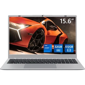 Portátil, 32GB RAM/512GB SSD, Pantalla FHD de 15.6 pulgadas, Procesador Intel 6500Y Nota... - Imagen 1 de 7