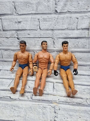 Figuras vintage de hombre de acción Hasbro x3 desnudo + accesorios  Foto 1 de 4