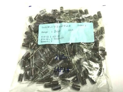 NIPPON CHEMI-CON 180uF, 180µF, 10V, 105°, 20%, RM2,5, Elko, Nippon, ELXY100ELL181MFB, 200 Stück