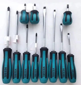 VESSEL MEGADRA SCREWDRIVER 11 PIECES FULL SET MEGADRA-900-SET - Picture 1 of 12