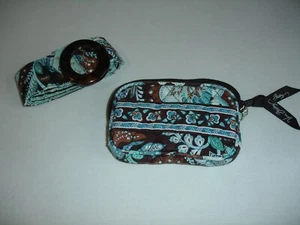 Vera Bradley Java Paisley Coin Purse & Matching Reversible Belt - Picture 1 of 3