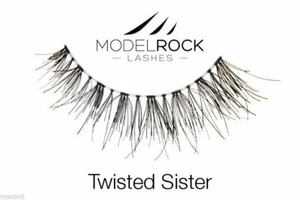 Modelrock Signature Twisted Sister - Fake False Lashes 100% Human Hair Handmade - Picture 1 of 1