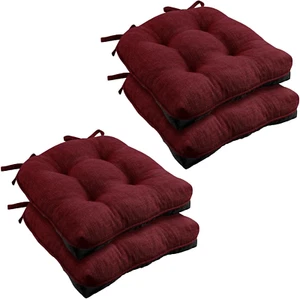 Chair Cushions for Dining Chairs 4 Pack, 15.5" X 15.5" Kitchen Chair Cushions wi - Picture 1 of 12