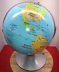 VTG World Globe Replogle Relief Concept Raised Double Axis 12" Education School - Picture 1 of 12