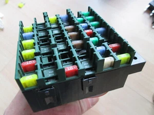 ATM Mini Fuse Box Block 24 Circuits Black/Green f. Custom Fuse Relay Box #M226GB - Picture 1 of 11