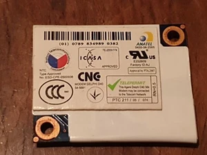 TOSHIBA SATELLITE L300D MODEM CARD 6028B0000312 V000140410 von Anatel - Bild 1 von 2