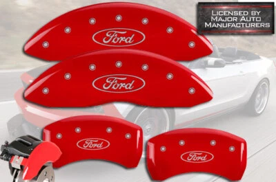 2011-2019 «Ford» Explorer передний + задний красный MGP тормоз диск суппорт крышки HD 4шт - Изображение 1 из 4