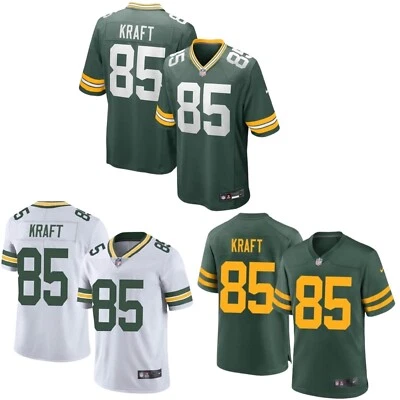 Jersey cosido blanco, verde primitivo, verde Kraft #85 de los Packers para hombre  Foto 1 de 2