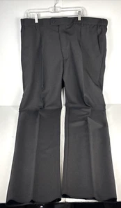Silversilk Men's Style 3125 44x37 Unhemmed Black Dress Pants Pleated NWT - Picture 1 of 13