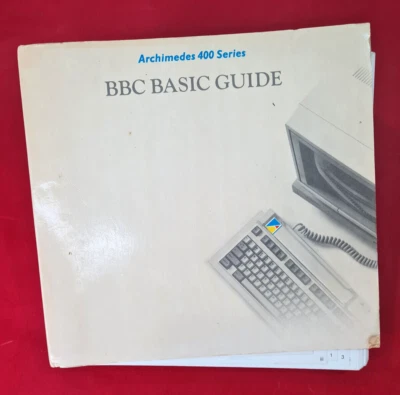 Archimedes 400 Series BBC BASIC Guide Manual by Acorn - Image 1 of 4