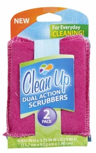 Clean Up Dual Action Scrubbers, 2-Pack - Picture 1 of 1