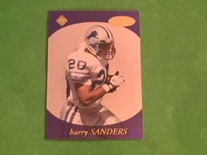 1998 Barry Sanders Sammler Edge Masters Legends Karte #ML11 839/2500 HOF - Bild 1 von 3