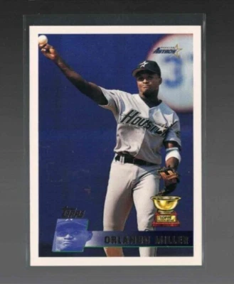 1996 Topps #64 Orlando Miller All Star Rookie Cup Houston Astros - Image 1 of 2