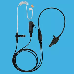 2-Wire Government Agency Quality Earpiece PTT for Motorola XTS2500 XTS5000 - Picture 1 of 6