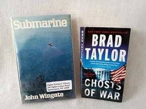 Lot of 2 John Wingate Brad Taylor 1 hardcover 1 paperback Submarine (1st Editio - Foto 1 di 12