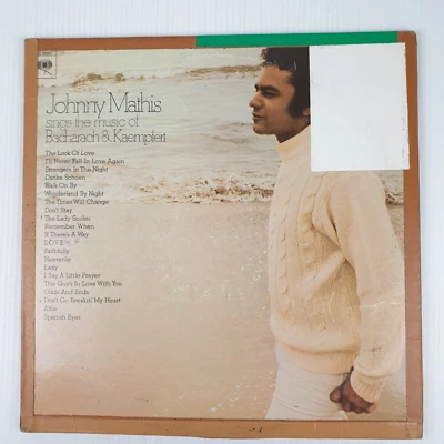 Johnny Mathis Sings The Music Of Bacharach & Kaempfert 33 RPM Double LP Records - Image 1 of 4