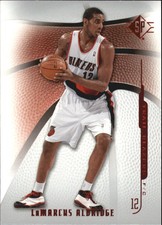 2008-09 SP Authentic Retail Trail Blazers Basketball Card #40 LaMarcus Aldridge
