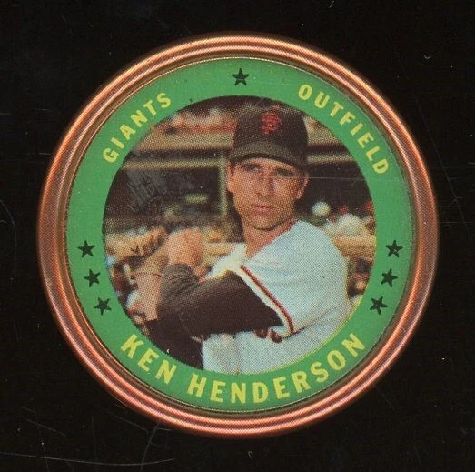 1971 Topps Coins Baseball #97 Ken Henderson *d2