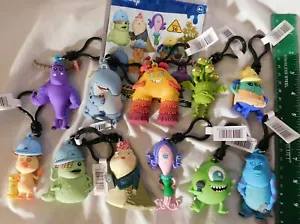 Komplettset 11 Disney S36 Monsters Arbeit 3D figurale Tasche Clips Inc Tuskman Roze Sully - Bild 1 von 12