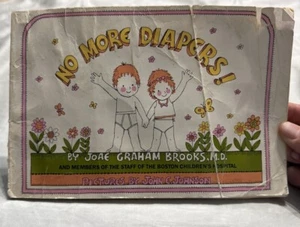 No More Diapers - Paperback By Joae Graham Brooks, M.D. Vintage 1971 - Picture 1 of 11