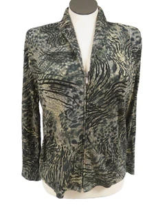 Draper's & Damons Womens Medium Jacket Long Sleeve Zipper 1919YRE - Picture 1 of 9