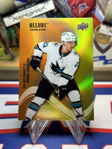 2022-23 Upper Deck Allure Rookies Thomas Bordeleau Sharks Orange-yellow