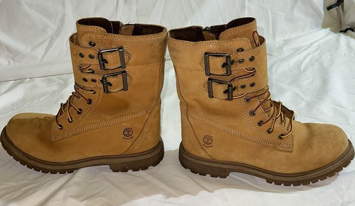 Timberland Donna Earthkeepers Doppio Cinturino Taglia 6 Pelle Marrone 8240A