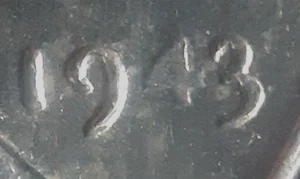 LOT ( 1 ) 1943 STEEL LINCOLN CENT DDO - MISSING 4 - REV STRIKE THRU - GEM BU - Picture 1 of 6