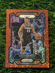 2023-24 Panini Prizm Red Sparkle Prizm Keegan Murray #7 Sacramento Kings - Picture 1 of 2
