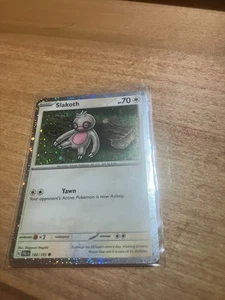 2023 Pokemon Paldea Evolved Slakoth 160/193 Kosmos SWIRL Triple Whammy Tin NM! - Bild 1 von 3