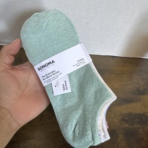 Sonoma Womens Socks 10-Pair The Everyday No Show Socks NEW Pastel Colors - Picture 1 of 5