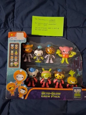 Figura de acción Fiersher-Price Octonauts Octo-Glow paquete de 8 embalaje dañado Foto 1 de 3