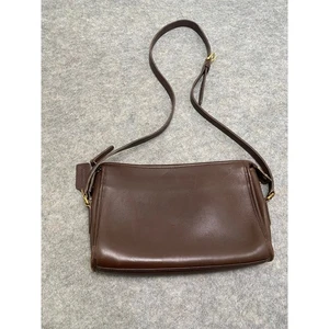 Coach Taylor Zip British Tan Leather Crossbody Handbag 9944 Vintage - Picture 1 of 8